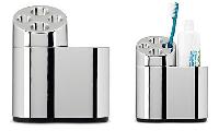 stainless steel toothbrush holder