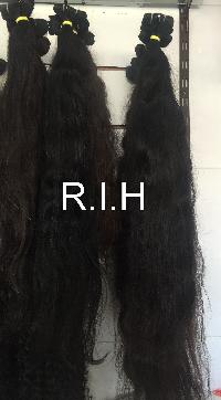 Malaysian virgin straight hair sew in human hair extensions