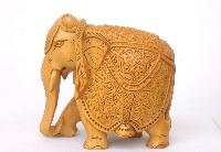 Elephant 2 - White Wood