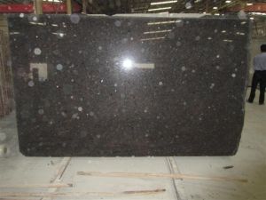 tan brown granite slab
