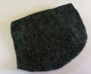 Black Polyester Non Woven Fabric