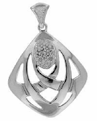 Silver Diamond Pendants - Px1005