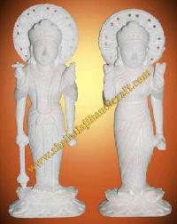Laxmi Narayan Marble Statue