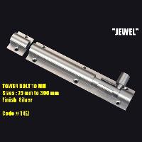 Silver Finish Tower Bolt