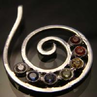 Chakra Spiral Pendant