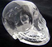 Gemstone Skull Carving