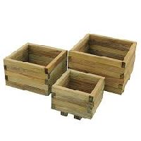 wooden planters