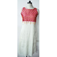 Cotton Brocade Dress, Silk Brocade Dress