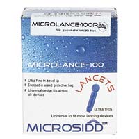 MICROSIDD LANCETS Round Blue 100's