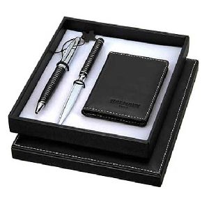 Leather Wallet and Pen Combo