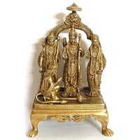 Brass Ram Darbar Statue