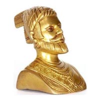Brass Chhatrapati Shivaji Statue