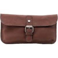 Leather evening bag