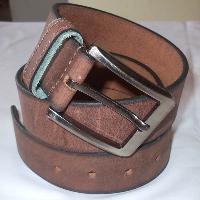 Genuine Leather Nubuck Belt