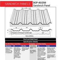 Hi-Rib Insulated Sandwich Panel (DCP 45/250)