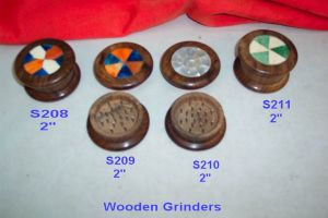 Plain Sheesham Wood Grinder