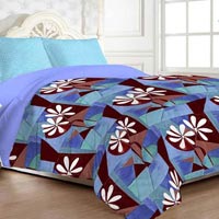 Linen Comtemporary Double Bedsheet with 2 Pillow Covers