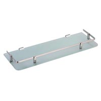 Jack Series Stainless Steel Bathroom Glass Shelf