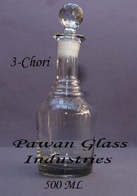 3 Chori Glass Perfume Bottles