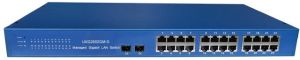 24 Electric+2 Optic Managed Gigabit LAN Switch Ukg2602gm-s