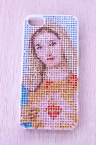 Virgin Mary Diamond Style Mobile Cover