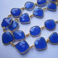 Blue Chalcedony Chain