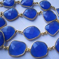 Blue Chalcedony Chain