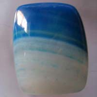 Natural Multi Chalcedony Rectangle Shape Cabochons