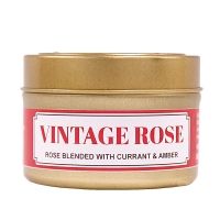 VINTAGE ROSE SOY CREAM CANDLE