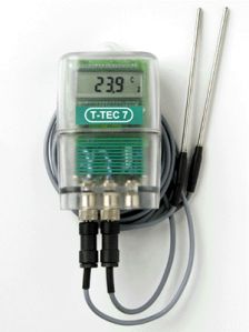 T-TEC 7-3F Two Remote Sensor Temperature Data Logger