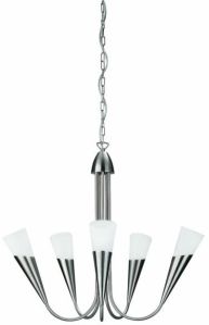 Brushed Chrome 5 Light