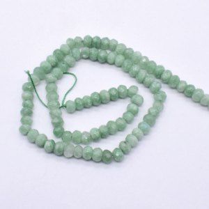 4X6 MM Roundel Agate Beads