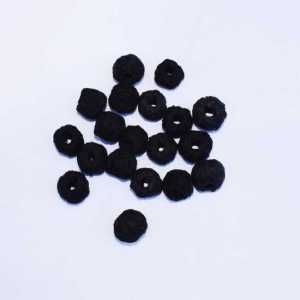 Black Cotton Thread Beads