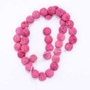 Round Lava Beads