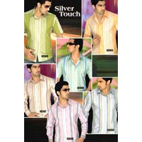 Silver Touch Striped Shirts