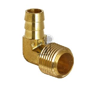 Brass Elbow Hose Barb to Mips