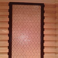 Geometric Glass Panel