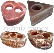Himalayan Crafted Salt, Candle Holders