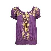 embroidered ladies tops