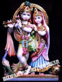 Marble Krishna Radha Statues