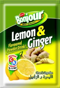 Flavoured Instant Powder Drink - Lemon & Ginger