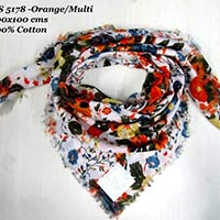 Cotton Printed 65863A Ladies Fashion Scarves at Rs 120 in Mumbai