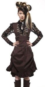 Compass Striped Underbust Dress