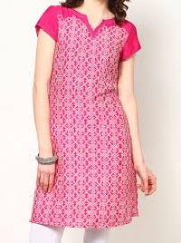 polyester kurtis