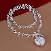silver plated necklaces