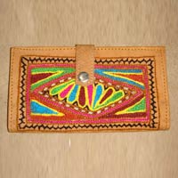 Leather Embroidery Wallets