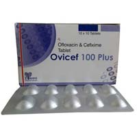 Cefixime 100mg Ofloxacin 100mg Tablets