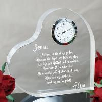 Keepsake Heart Clock