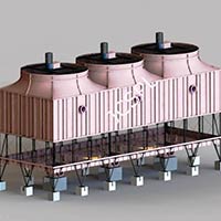 Frp Rectangular Shaped Cooling Towers