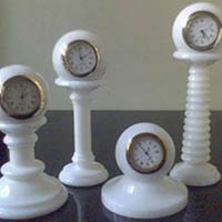 Marble Handicraft 20, White Marble Clock